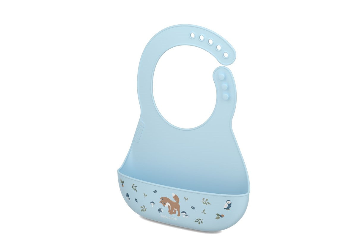 Babero Silicona Mio Forest Friends · Mepal x Little Dutch