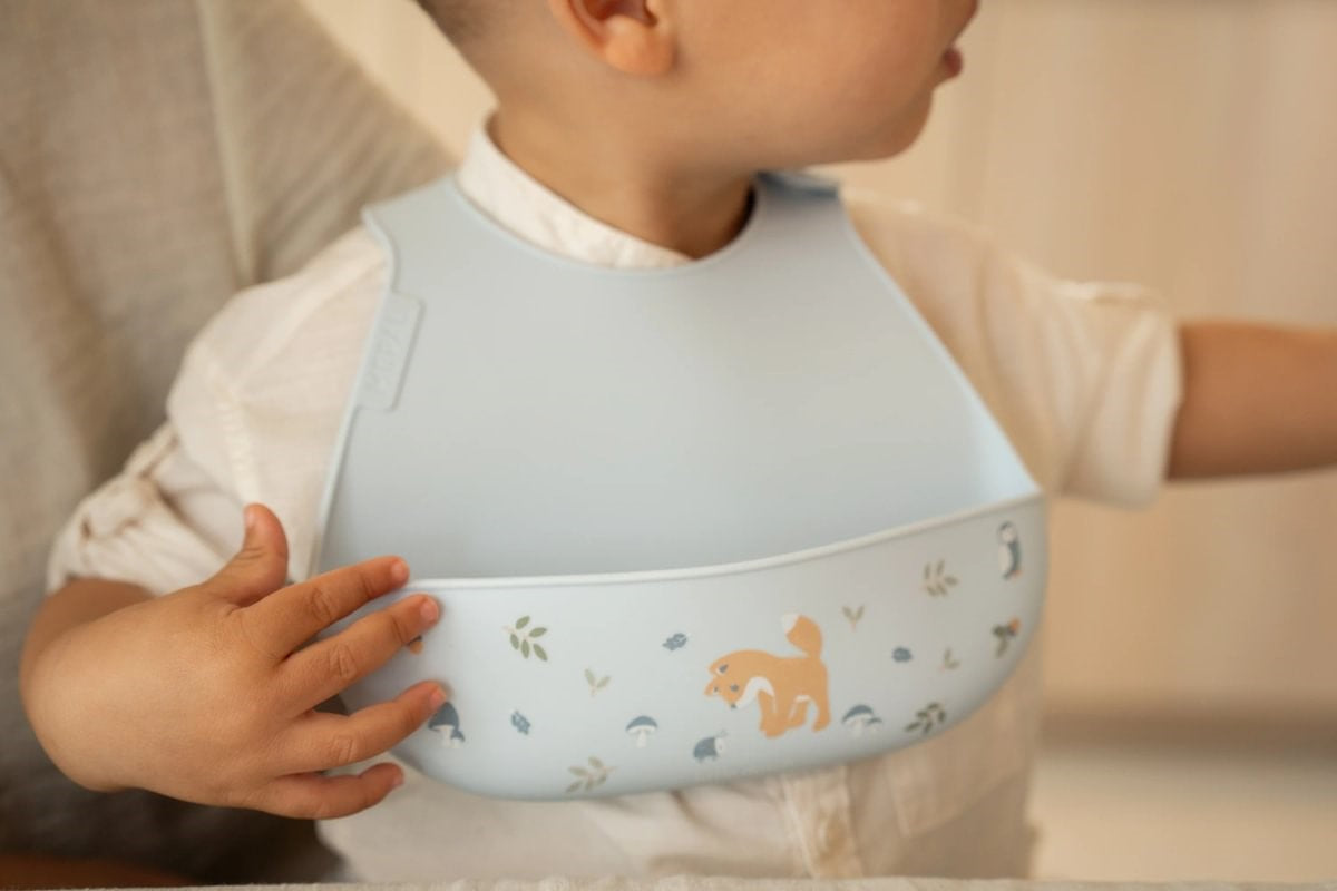 Babero Silicona Mio Forest Friends · Mepal x Little Dutch