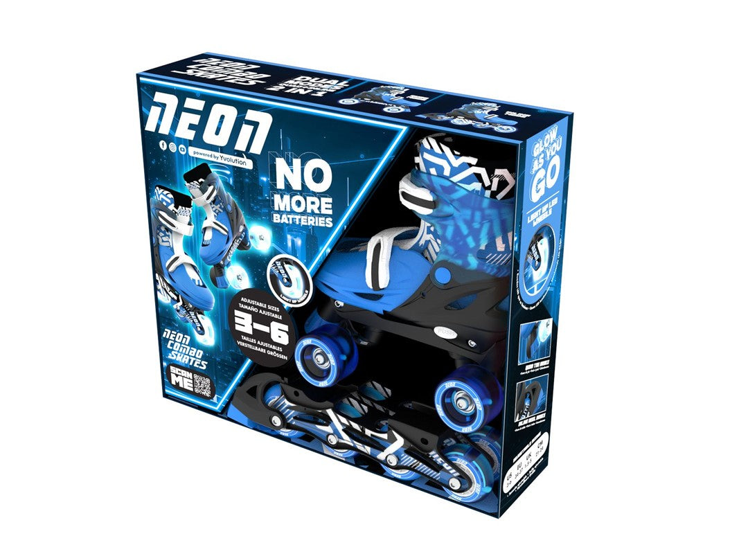 Patines Combo Neón T30-33 · Yvolution