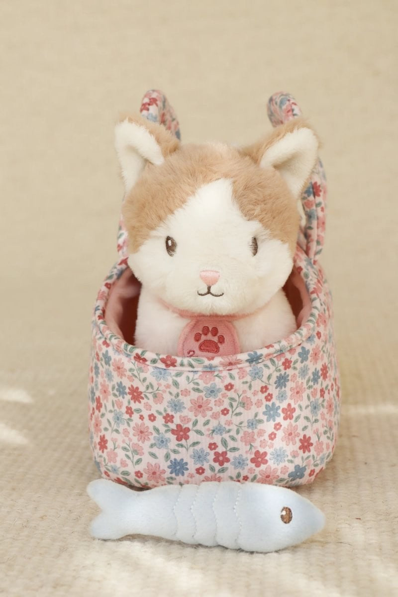 Gatito de peluche Marley con Bolsa · Little Dutch