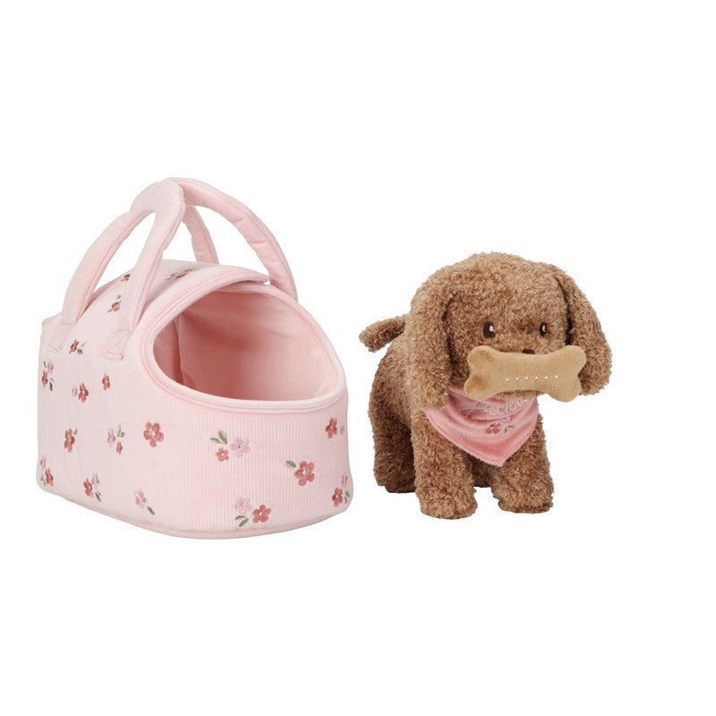 Perrito de peluche Jackie con Bolsa · Little Dutch