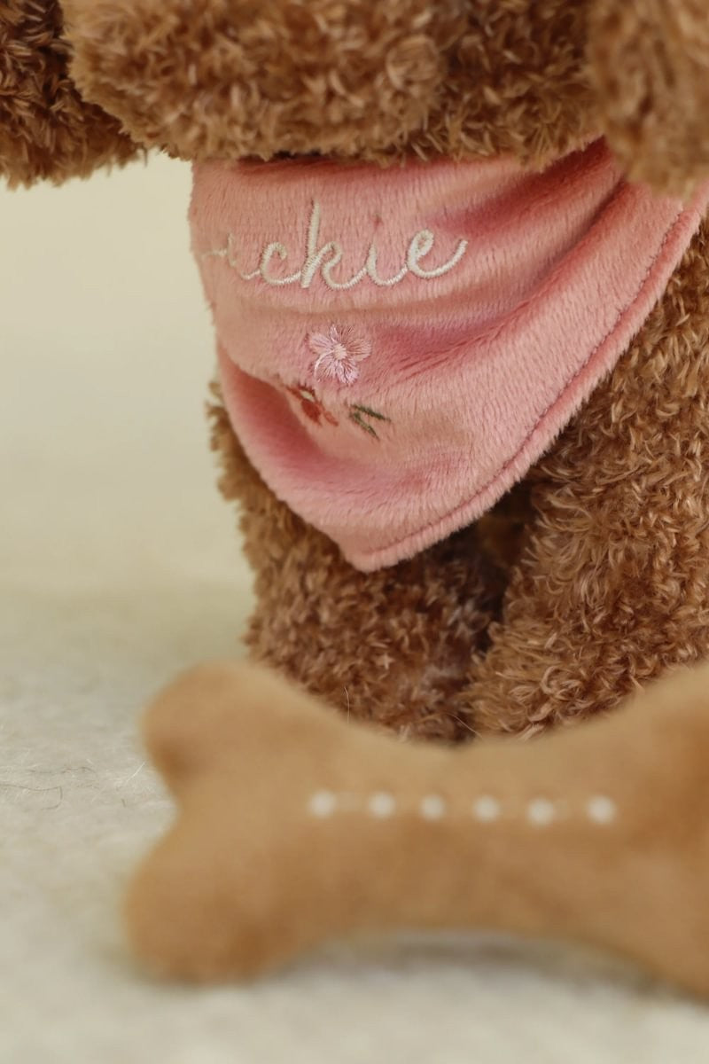 Perrito de peluche Jackie con Bolsa · Little Dutch