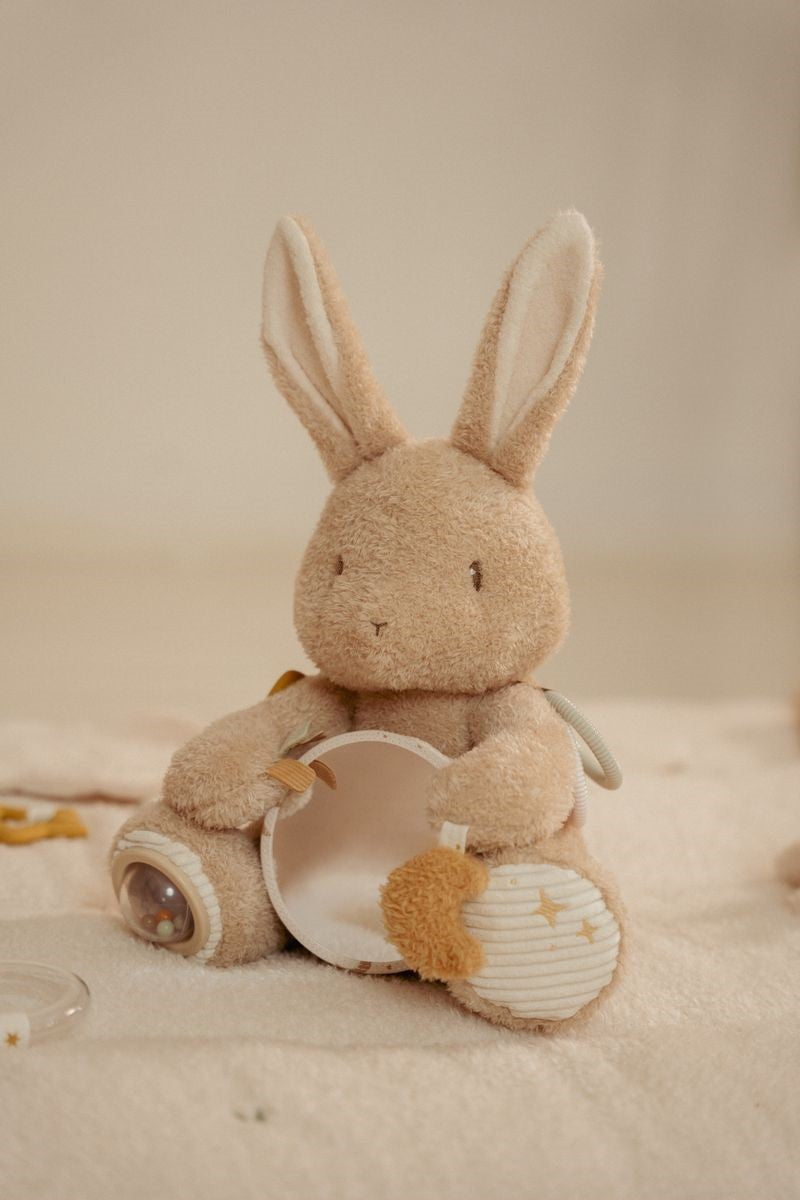 Conejo de Actividades Newborn Natural · Little Dutch