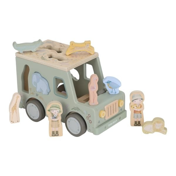 Coche encaja las formas Safari Friends FSC · Little Dutch