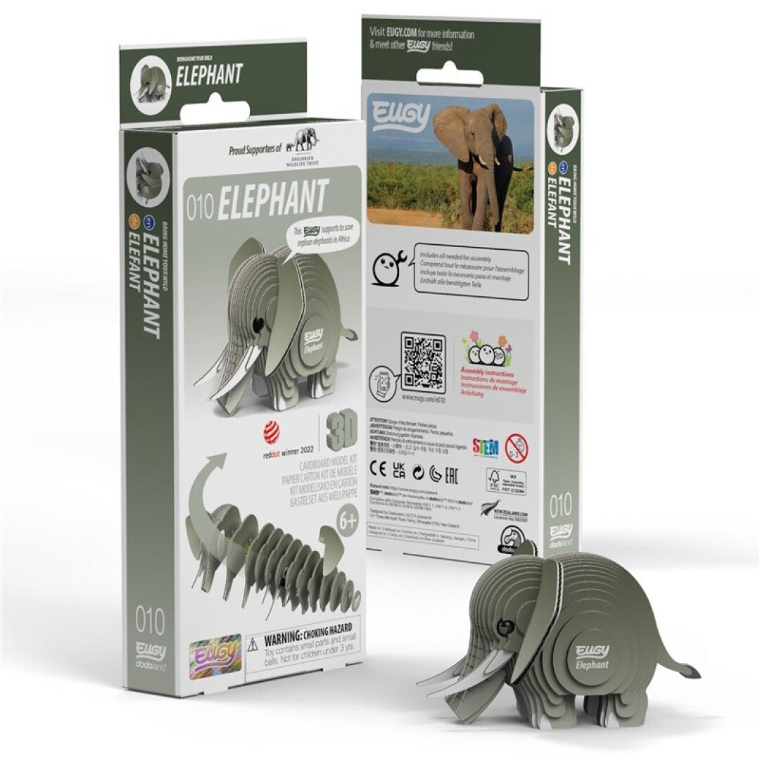 Puzle 3D Elefante · Eugy 010