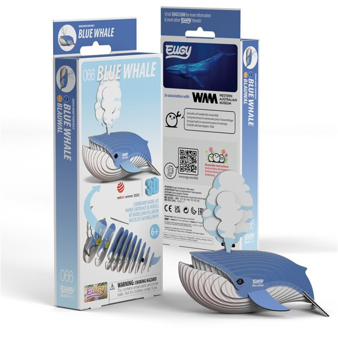 Puzle 3D Ballena azul · Eugy 066