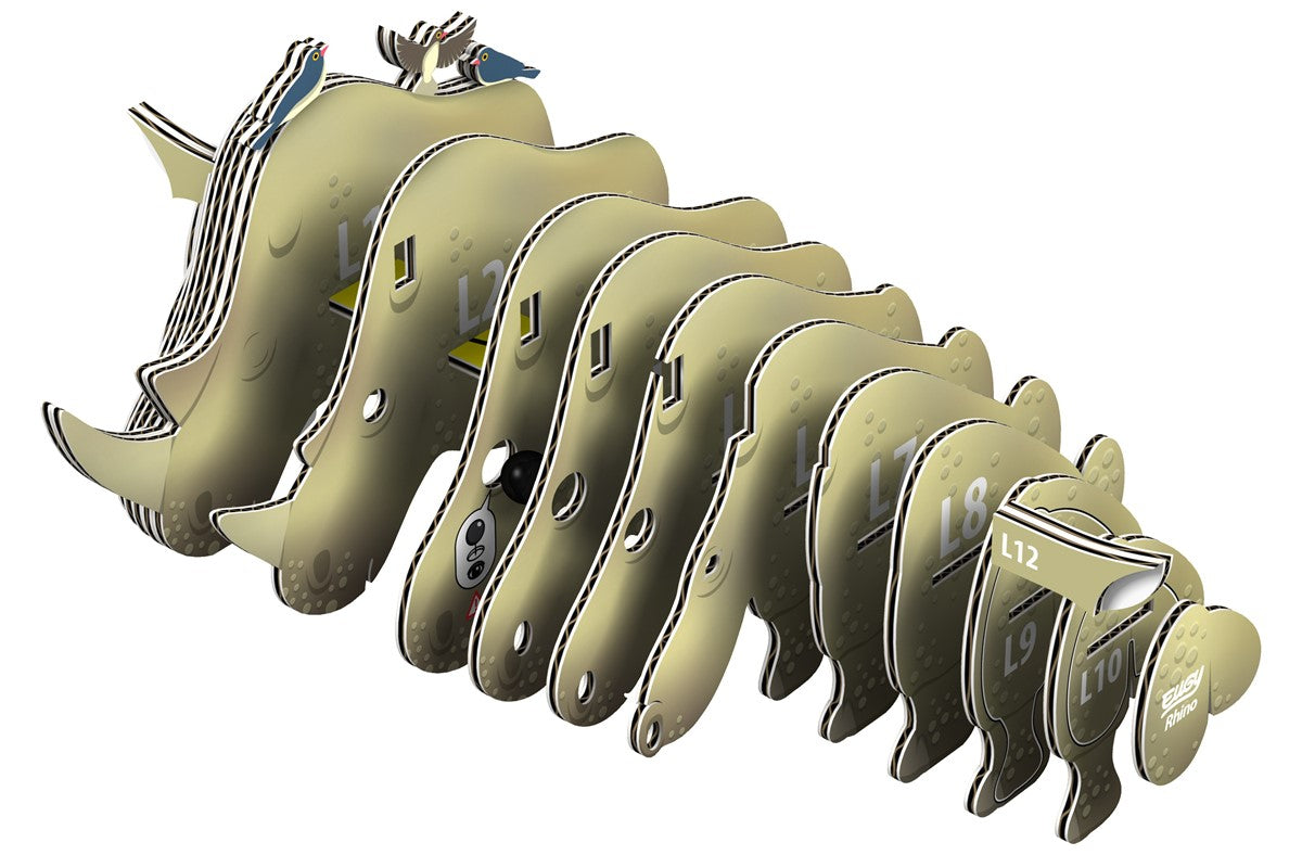Puzle 3D Rinoceronte · Eugy 076