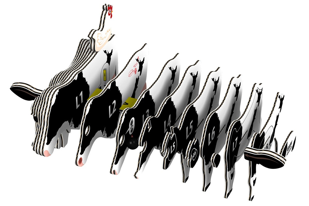 Puzle 3D Vaca Holstein · Eugy 079
