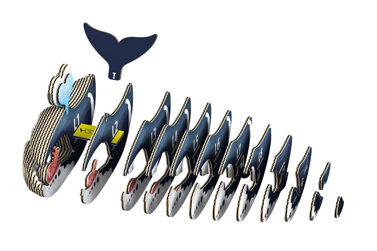 Puzle 3D Ballena de Groenlandia · Eugy 084