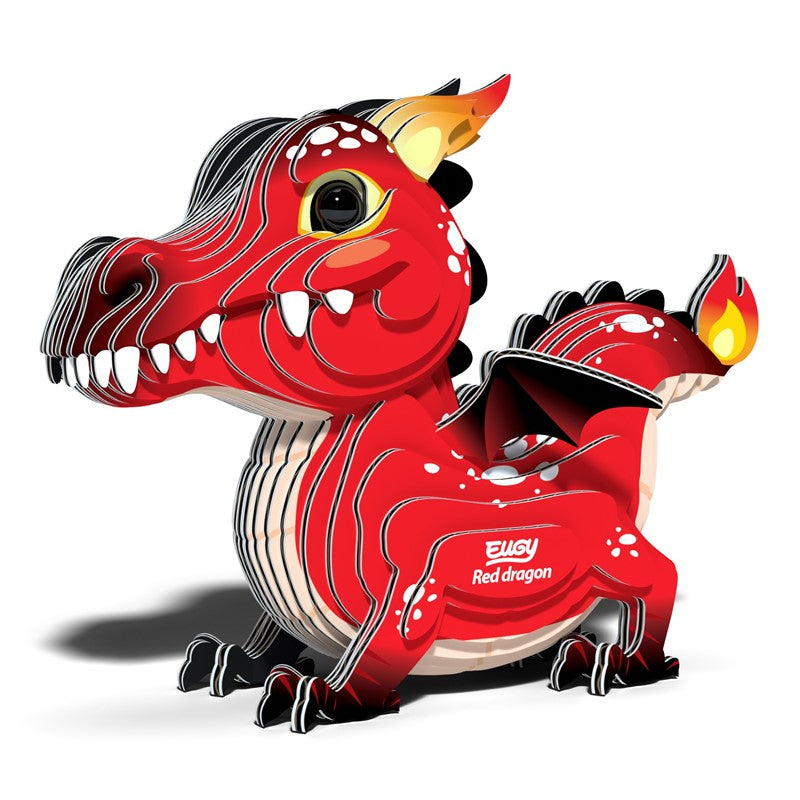 Puzle 3D Dragon Rojo · Eugy 085