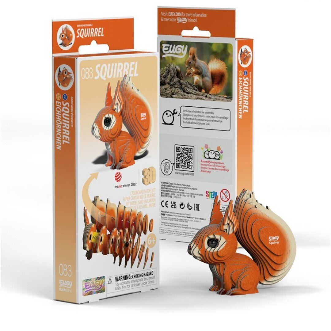 Puzle 3D Ardilla Arborícola · Eugy 083