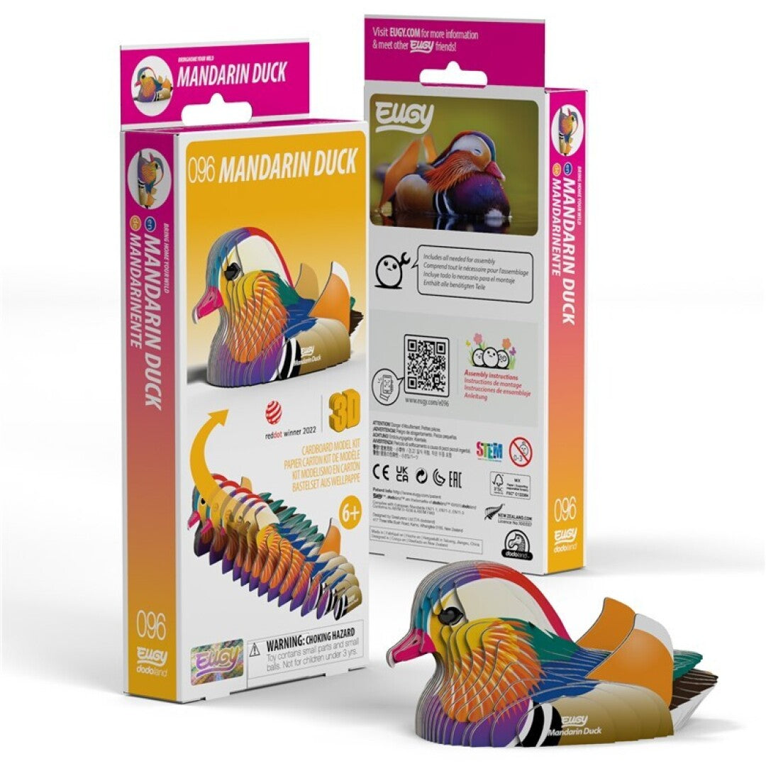 Puzle 3D Pato mandarin · Eugy 096