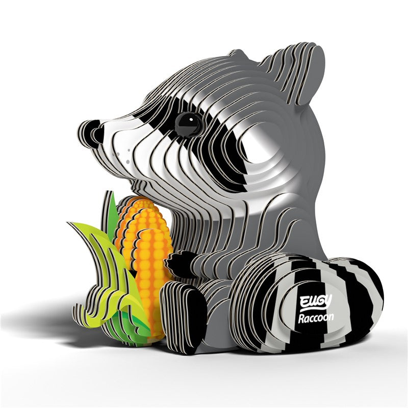 Puzle 3D Mapache · Eugy 103