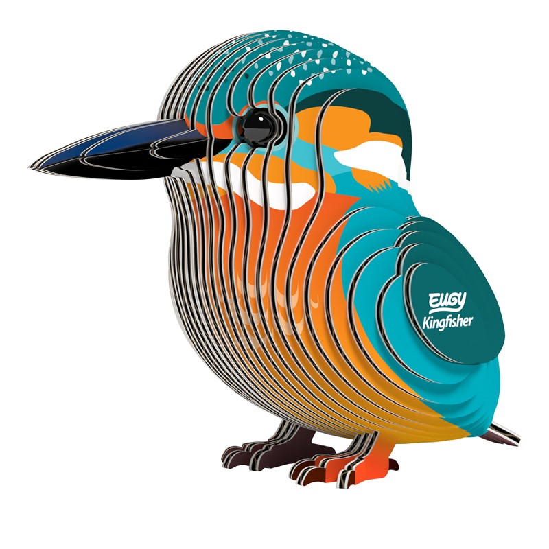 Puzle 3D Martín Pescador · Eugy 121