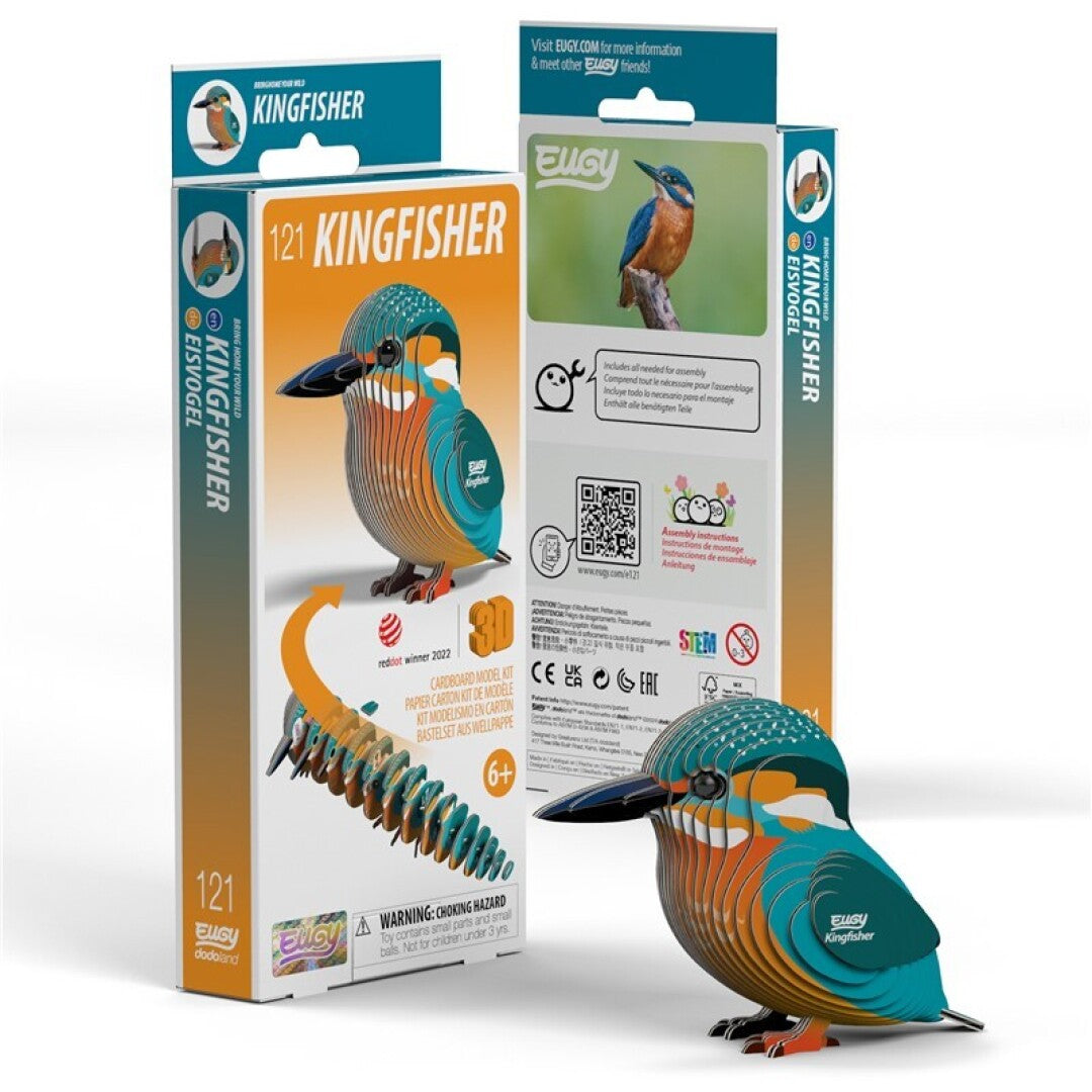 Puzle 3D Martín Pescador · Eugy 121