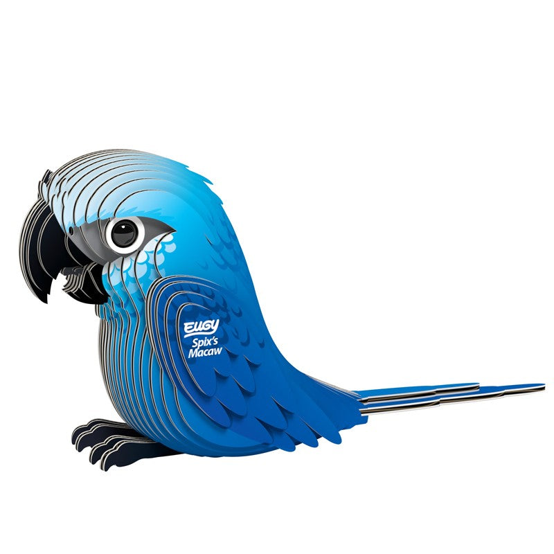 Puzle 3D Guacamayo azul · Eugy 123