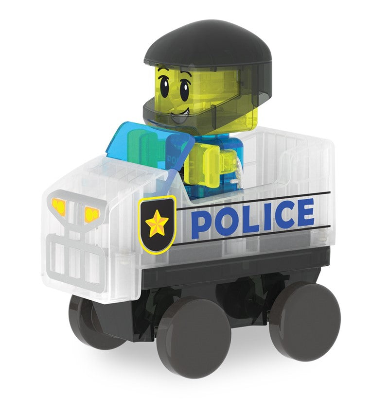 Set Police Patrol™ (20 piezas) · MagnaTiles