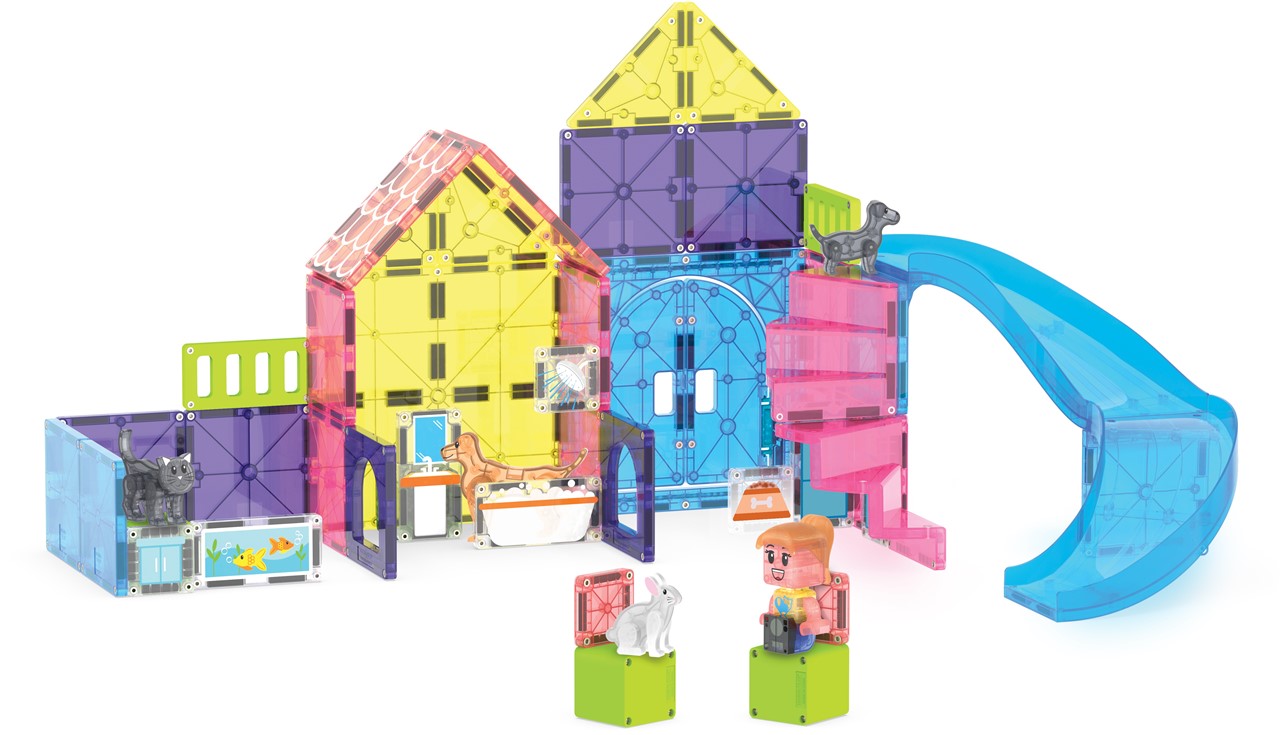 Set Pet Playhouse (50 piezas) · MagnaTiles