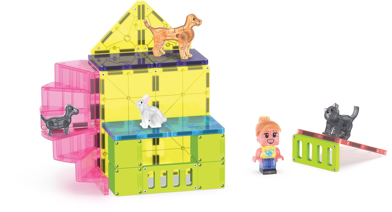 Set Pet Playhouse (50 piezas) · MagnaTiles