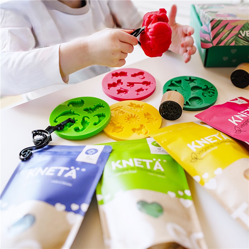 Moldes de silicona para plastilina · KNETÄ