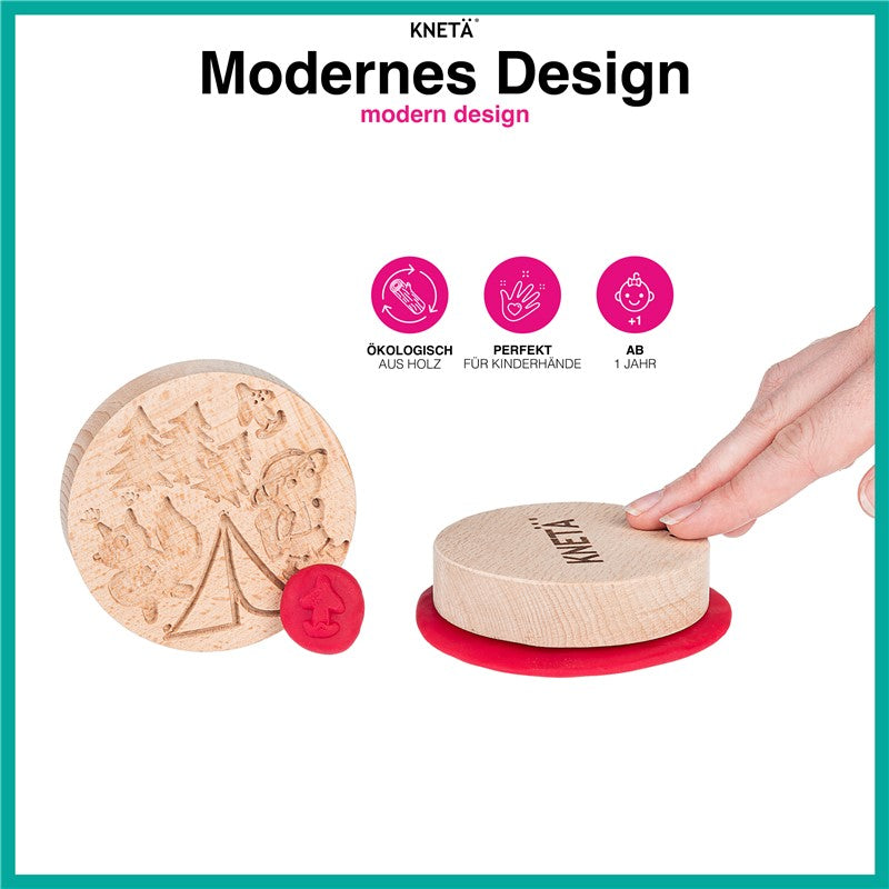 Moldes de madera para plastilina · KNETÄ