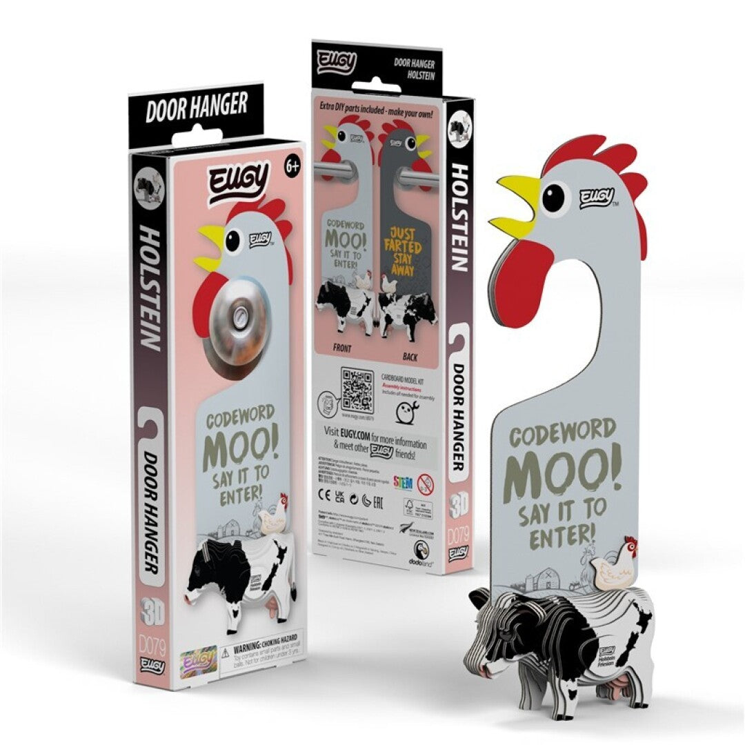 Puzle 3D Holstein Colgador de Puerta · Eugy  D079