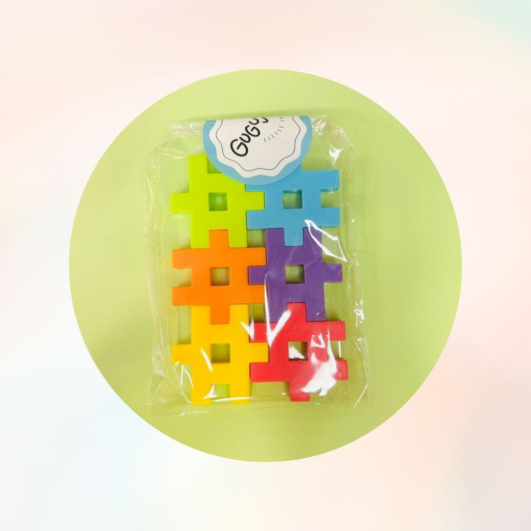 Meli Maxi 6 piezas bloques de construcción | Detalle invitados cumple (1-4 años)