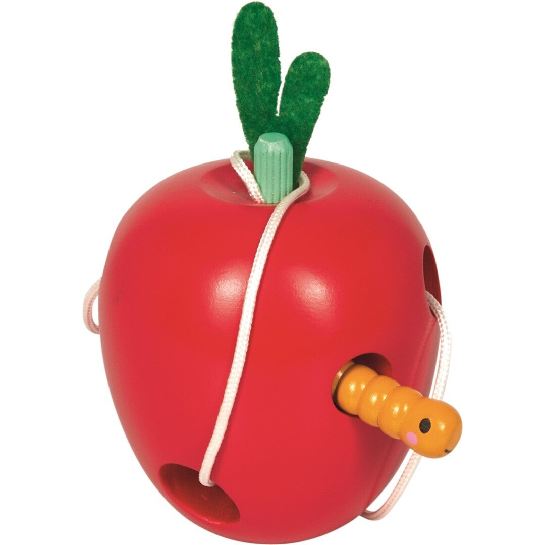 Gusano en la Manzana juego para enhebrar ·  Die Spiegelburg