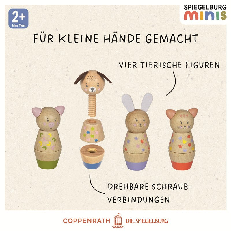 Figura de madera para enroscar (modelos surtidos) · Die Spiegelburg