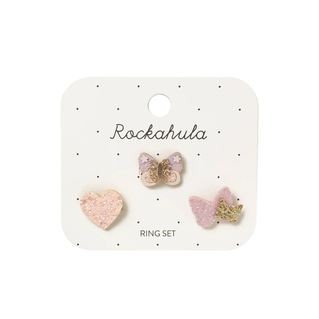 Set de anillos Fairytale Butterfly · Rockahula