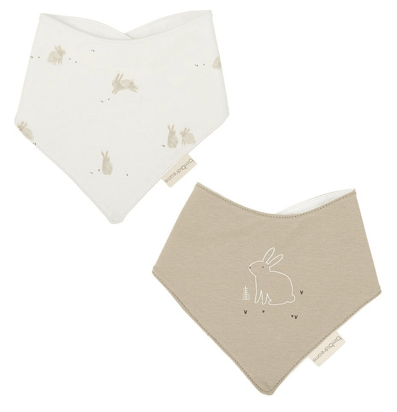 Babero Bandana Pack 2 Bunny Bimbidreams