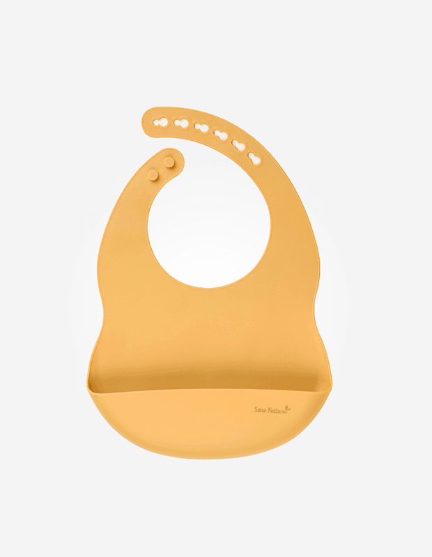 Babero Silicona Nordic Mostaza Saro