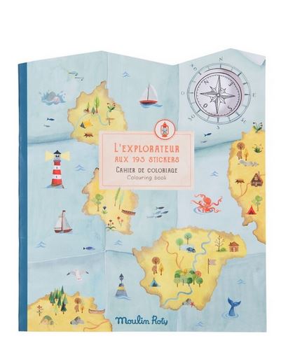 Cuaderno pegatinas El Explorador · Moulin Roty