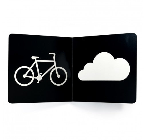 Libro de imágenes Blanco sobre negro · Nowordbooks