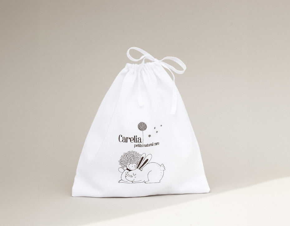 Bolsa cordón 25x25 de algodón · Carelia