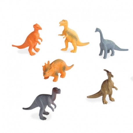 Figura dinosaurio o animal y pegatinas | Detalle invitados cumple (+3 años)