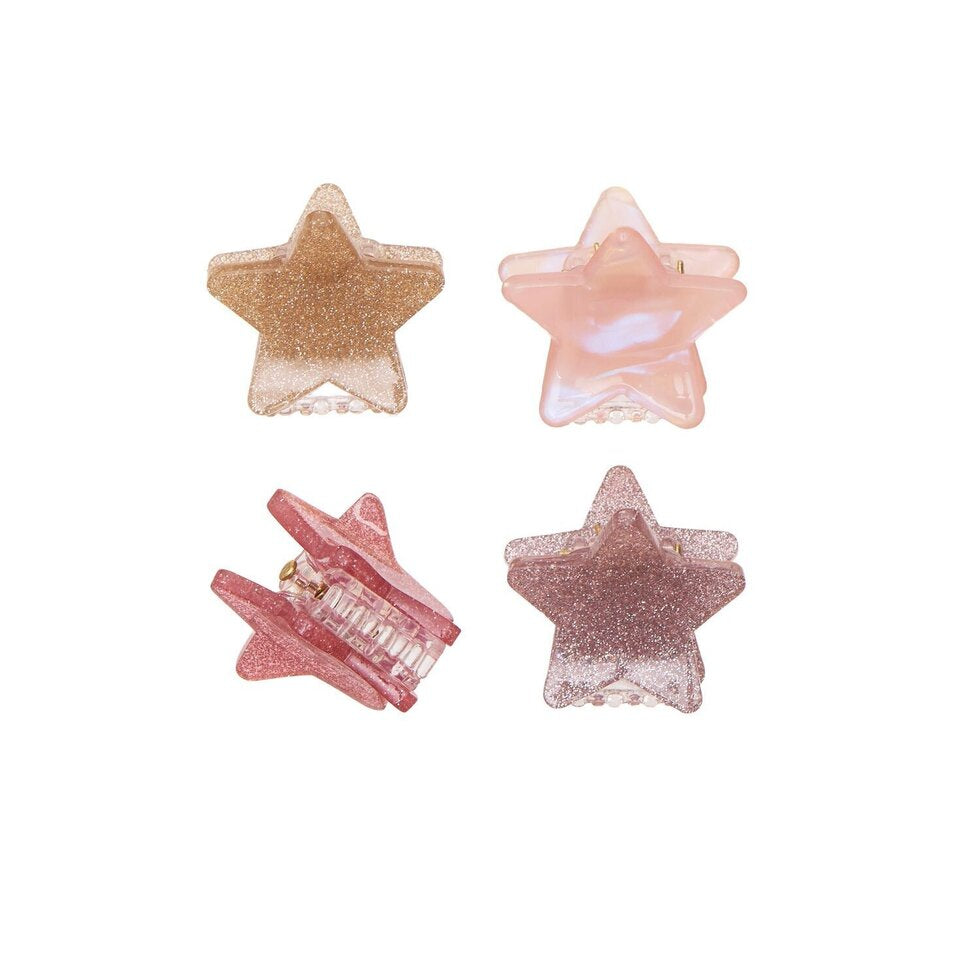 Pinzas para el pelo Shimmer Stars Claw Clips 4 Pack · Rockahula
