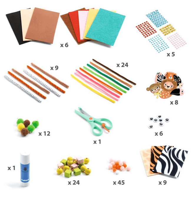 Caja Creativa Crea Animales de la Jungla Djeco