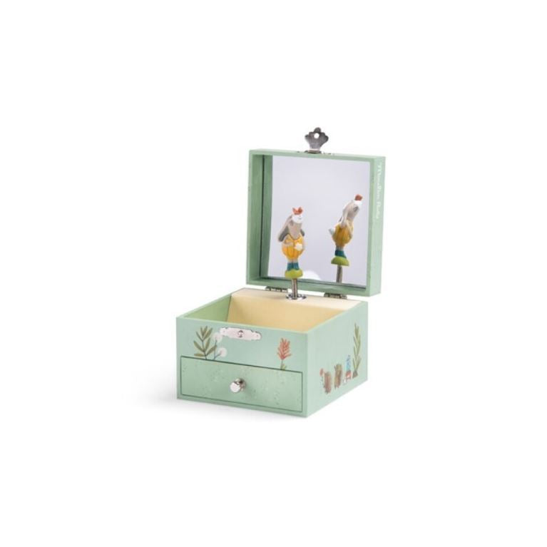 Caja de música cofre Petits lapins · Moulin Roty