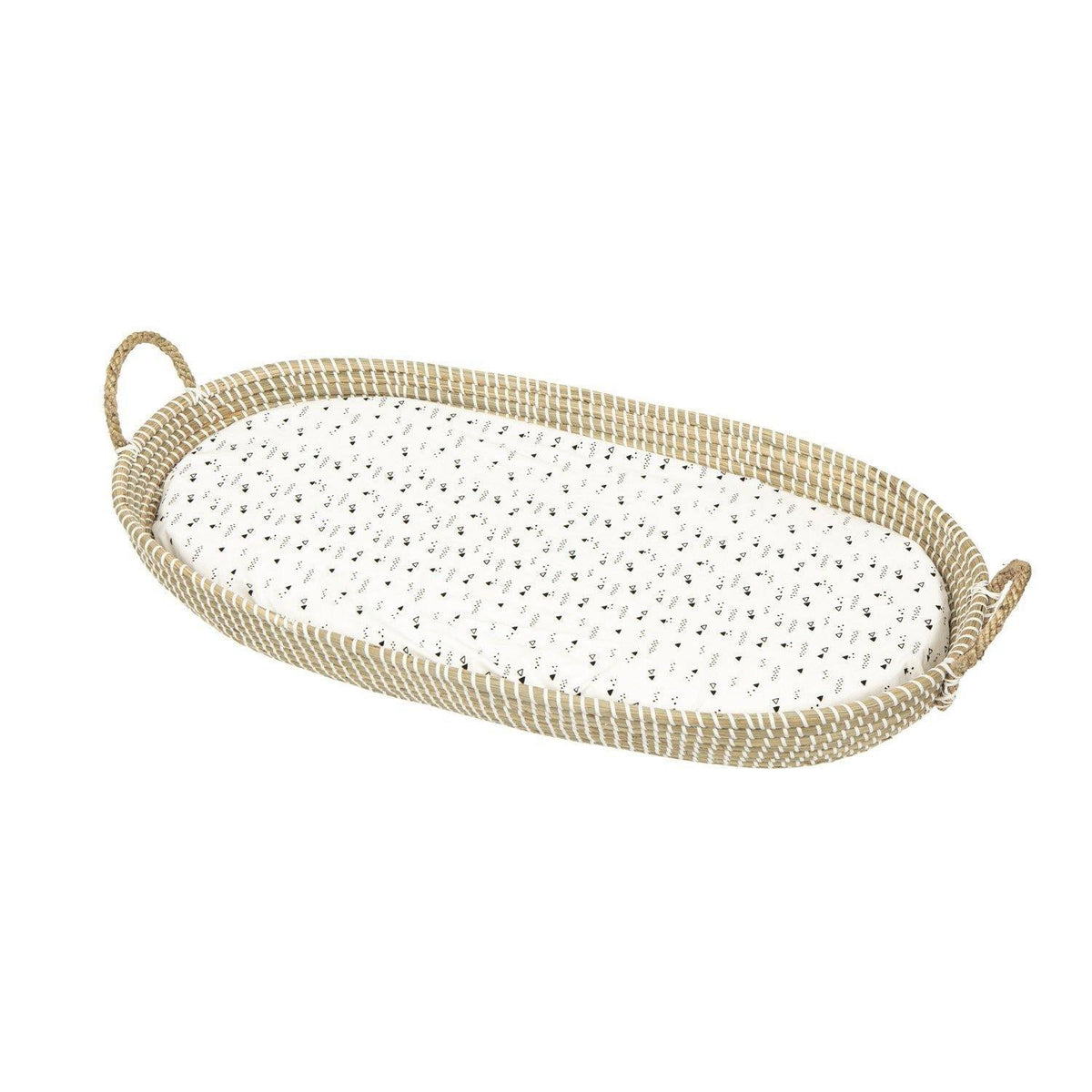 Cambiador Cesto Mimbre Natural & Colchón