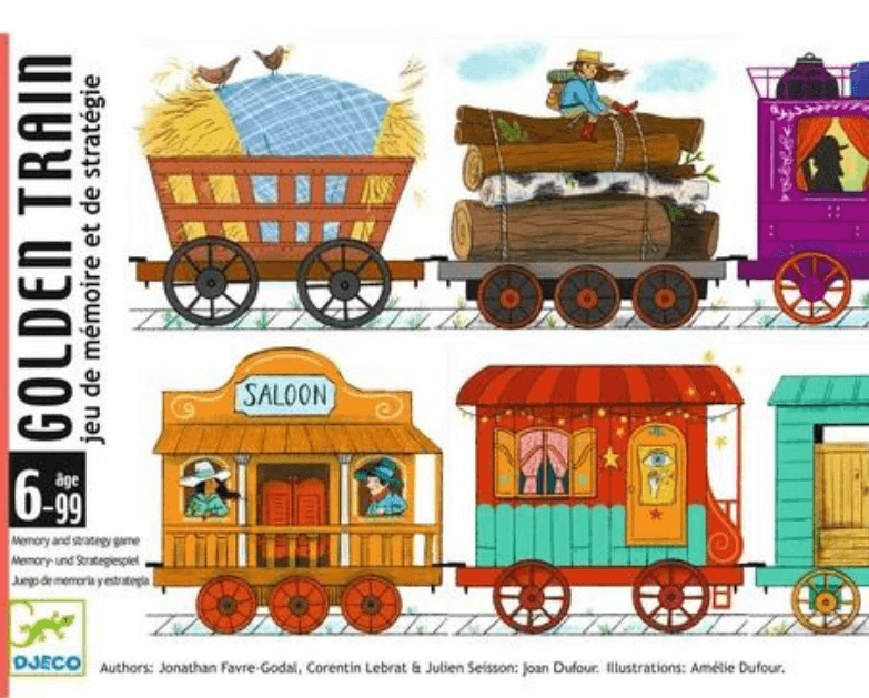 Cartas Golden Train Djeco