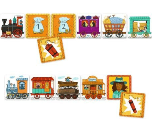 Cartas Golden Train Djeco