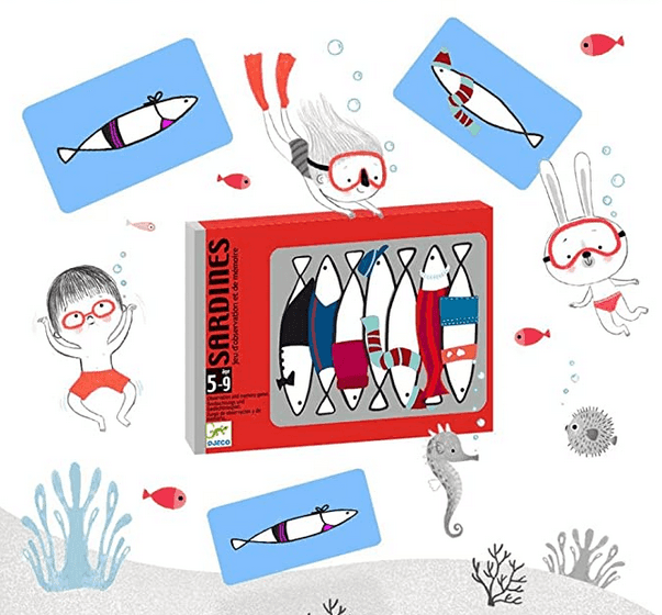 Cartas Sardines Djeco