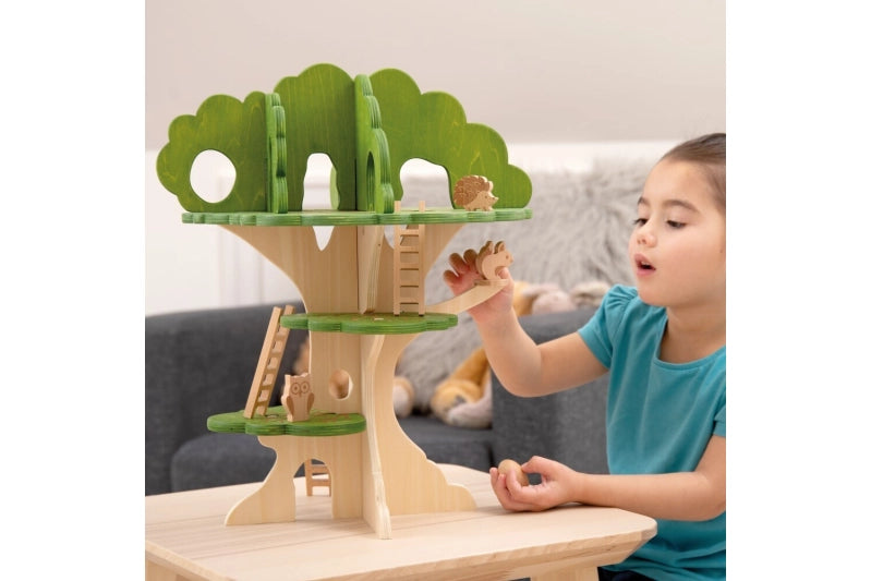 Casa árbol de madera 15 piezas · Tickit