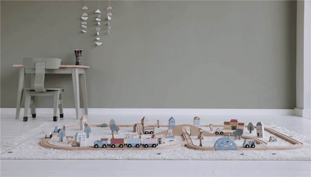 Ciudad Sistema De Trenes Little Dutch