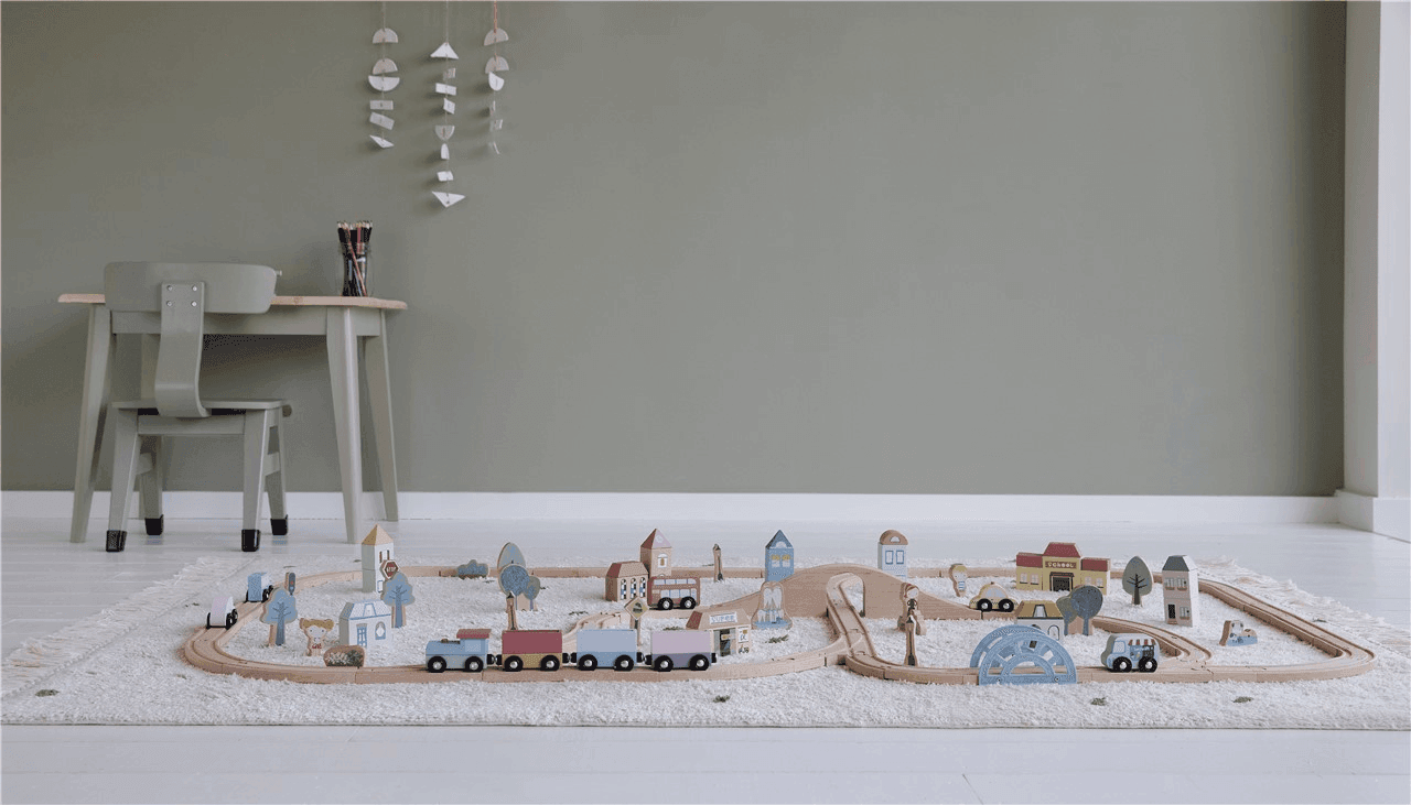 Ciudad Sistema De Trenes Little Dutch