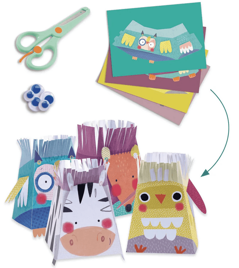 Cofre multiactividad Los animales y su casa Djeco