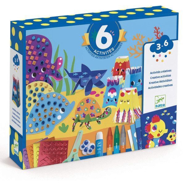 Set Actividades El mar y sus maravillas · Djeco