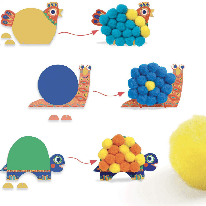 Collage Animales blandos Djeco