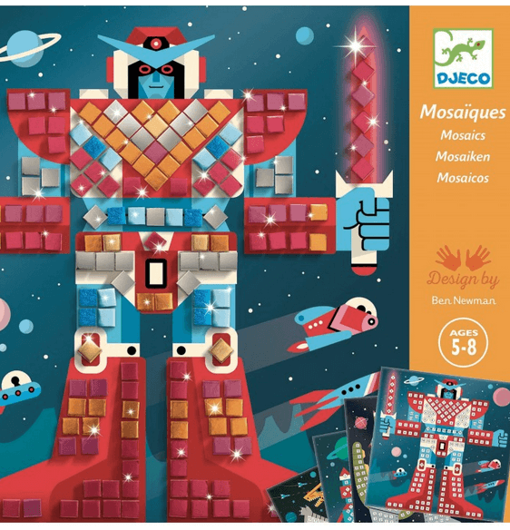 Collage Cuadros de Mosáicos Space Battle